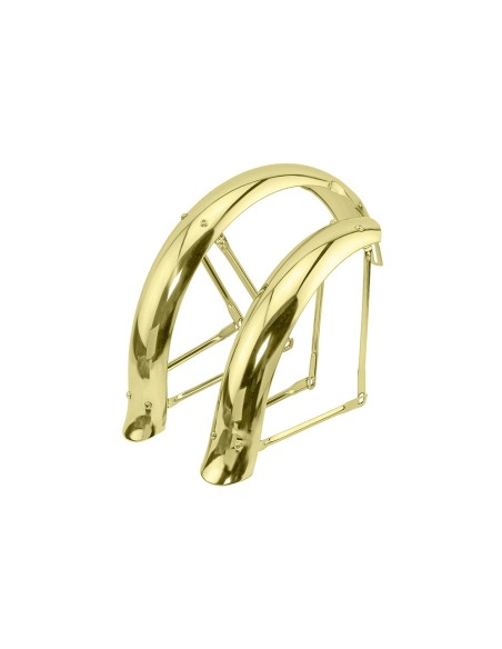 16 Flared Adjustable Fender Set Gold.